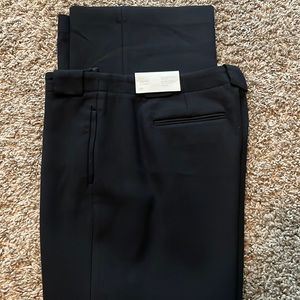 Black wide leg stretch dress pant.